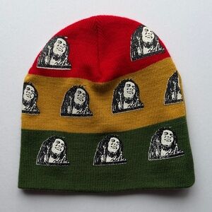 Bob Marley Rasta Beanie – Red Gold Green Knit Hat